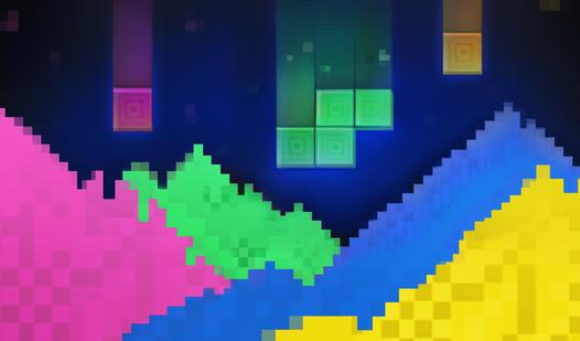 Game Screenshot Sandtris