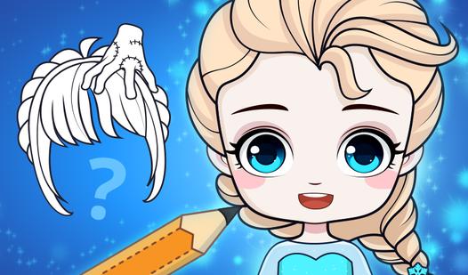 Game Screenshot Draw Hair!