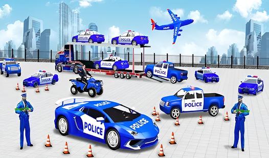 Game Screenshot Grand Police Transport Truck