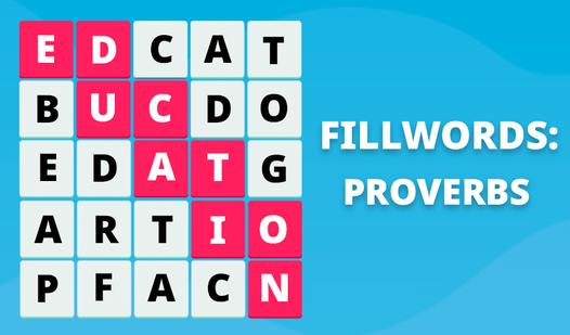 Game Screenshot Fillwords: Proverbs