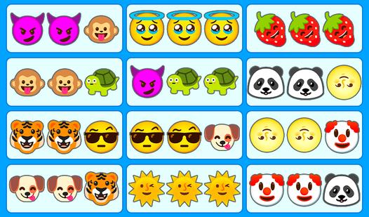 Game Screenshot Put in place: Emoji Sorting