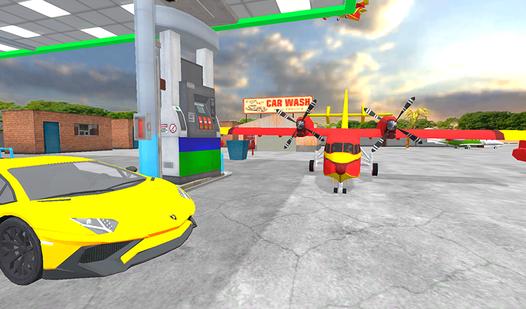 Game Screenshot Fuel planes, tanks, cars