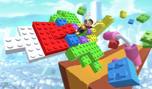 Game Screenshot Downhill on a Craft car