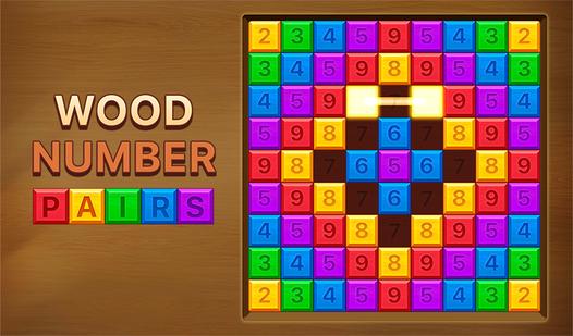 Game Screenshot Wood Number Pairs