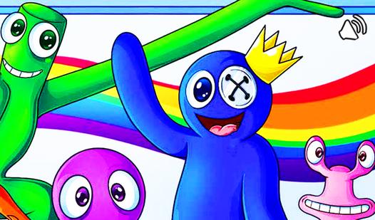 Game Screenshot Rainbow Friends. Scary Sounds and Music