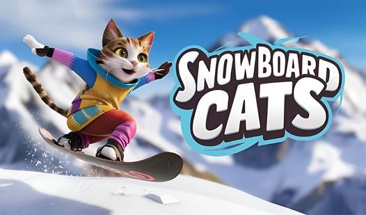 Game Screenshot Snowboard Cats