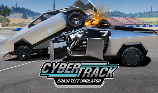 Game Screenshot Cyber Track Crash Test Simulator