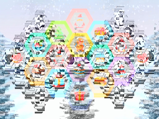 Game Screenshot Holiday Hex Sort