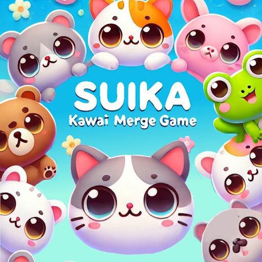 Game Screenshot Suika Kawaii Cat Merge game