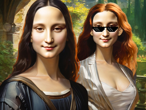 Game Screenshot Mona Lisa Fashion Experiments