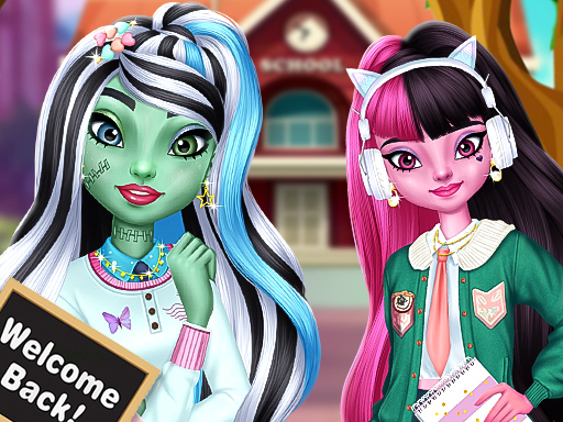Game Screenshot Monster Girls Back to School