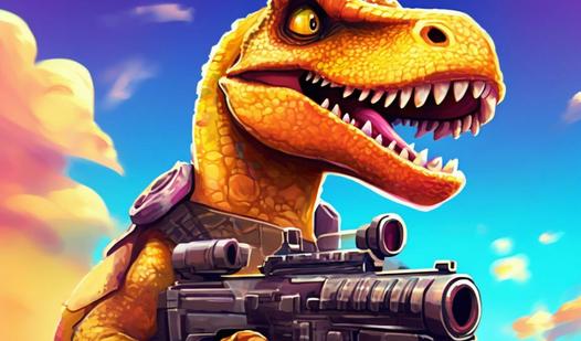 Game Screenshot Dino run shoot