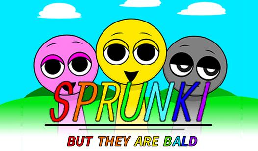 Game Screenshot Sprunki But They Are Bald