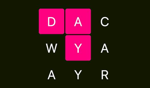 Game Screenshot Words with hints