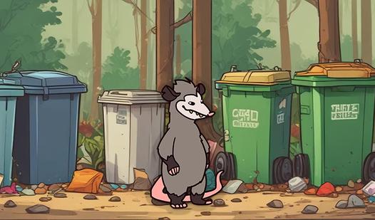 Скриншот игры Хитрый Опоссум