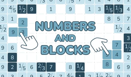 Game Screenshot Numbers and Blocks