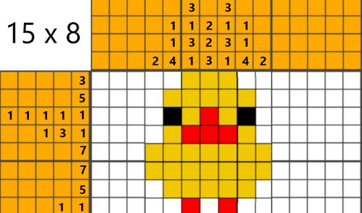 Game Screenshot Color Japanese crossword puzzles
