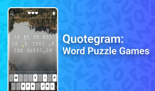 Game Screenshot Quotegram: Word Puzzle Games