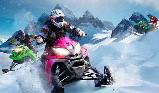 Game Screenshot Snowmobiles - Blow up Puffy