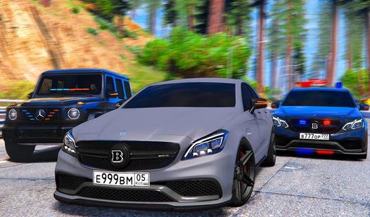 Game Screenshot Погоня за Мерсом CLS 63