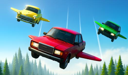 Game Screenshot Flying Russian Car Races