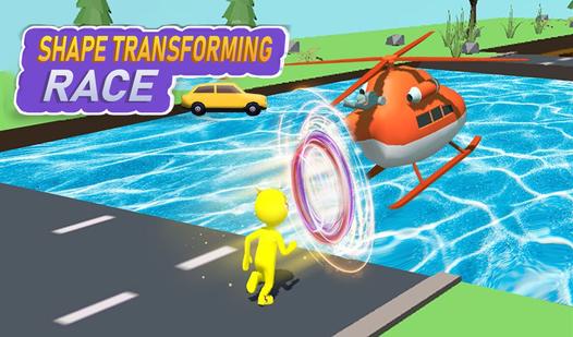 Game Screenshot Shape Transforming Race