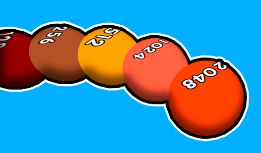 Game Screenshot Ball Snake 2048