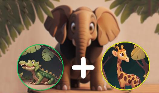 Game Screenshot Connect Animals: Jungle