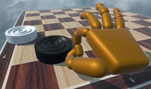 Game Screenshot In Chapaev with a computer!