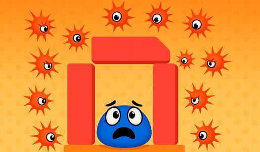 Game Screenshot Save the Blue Ball!