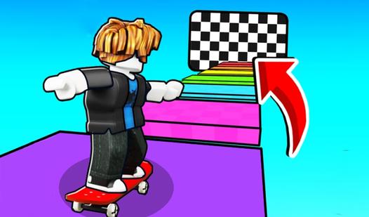 Game Screenshot Obby: Skateboard Race