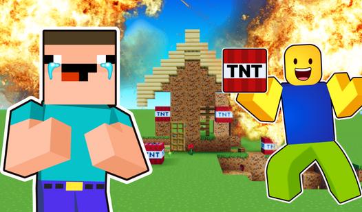 Game Screenshot Robbie-Obby Destroys Noob Houses