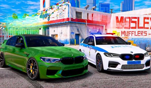 Game Screenshot BMW. Drift in city