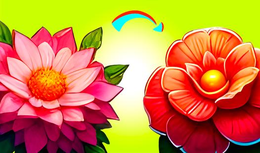 Game Screenshot Flowers Merge 2048! Collect all