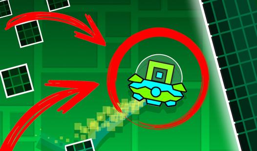Game Screenshot Geometry Dash: UFO 2D