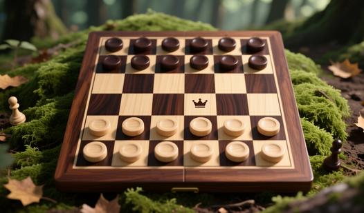 Game Screenshot Classic Checkers: Forest