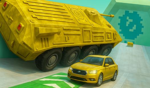 Game Screenshot Car Race Transformations: Mega Ramps