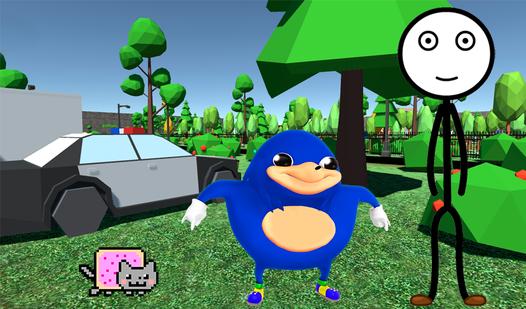 Game Screenshot Stick in the city of memes