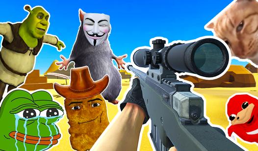 Game Screenshot Sniper VS Memes