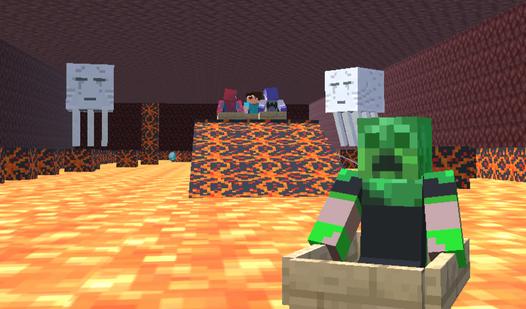 Game Screenshot Noob in a Boat: Ice Racing