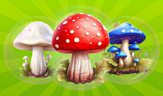 Game Screenshot Merge Mushrooms: 2048!
