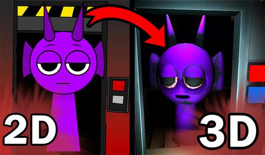 Game Screenshot Five Nights At Sprunki's 3d mod