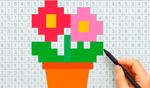 Game Screenshot Coloring by Numbers. Pixel World