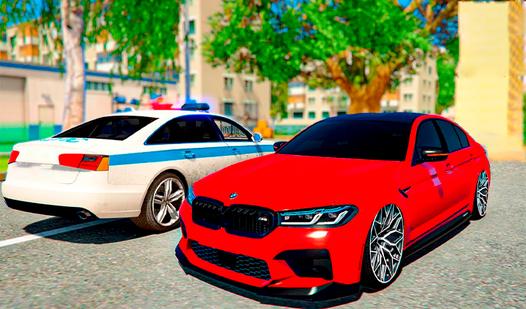 Game Screenshot BMW M5 F90 Bustle in the city rp