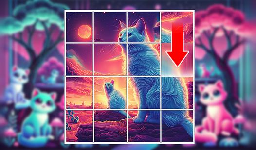 Game Screenshot Puzzles: the world of fluffy cats