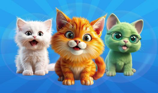 Game Screenshot Merge Cats: Connect 2048!