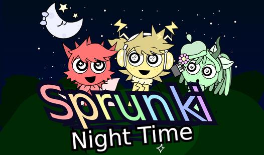Game Screenshot Sprunki Night Time