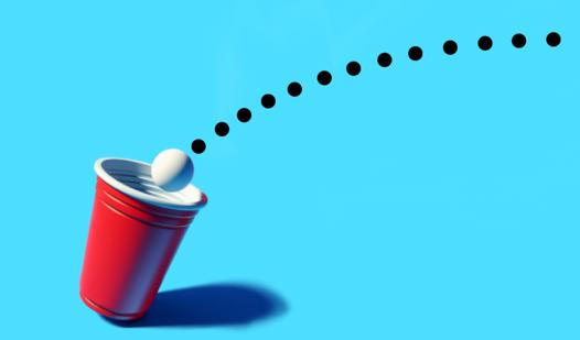 Game Screenshot Drop the ball into the cup