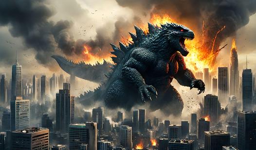 Game Screenshot Clicker: Godzilla