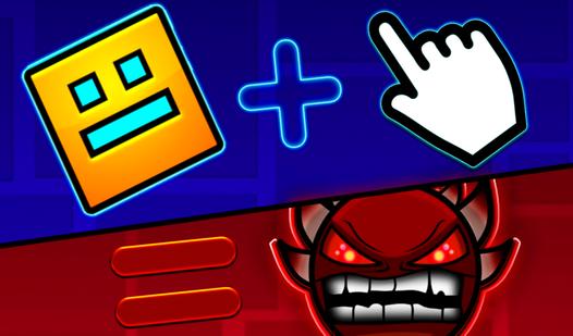 Game Screenshot Geometry Dash evolution: Clicker